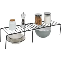 Rangement De Cuisine<Gifi Support extensible en métal noir - L.43/69xl.20xH.14,5cm
