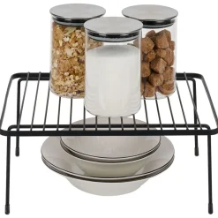 Rangement De Cuisine<Gifi Support extensible en métal noir - L.43/69xl.20xH.14,5cm