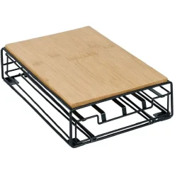 Rangement De Cuisine<Gifi Support machine à café avec tiroir à capsules 21x31xH7,5cm
