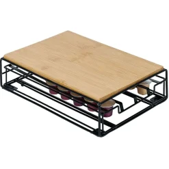 Rangement De Cuisine<Gifi Support machine à café avec tiroir à capsules 21x31xH7,5cm