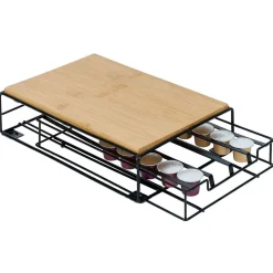 Rangement De Cuisine<Gifi Support machine à café avec tiroir à capsules 21x31xH7,5cm