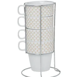 Vaisselle Et Accessoires De Table<Gifi Support tasse avec 4 tasses empilables