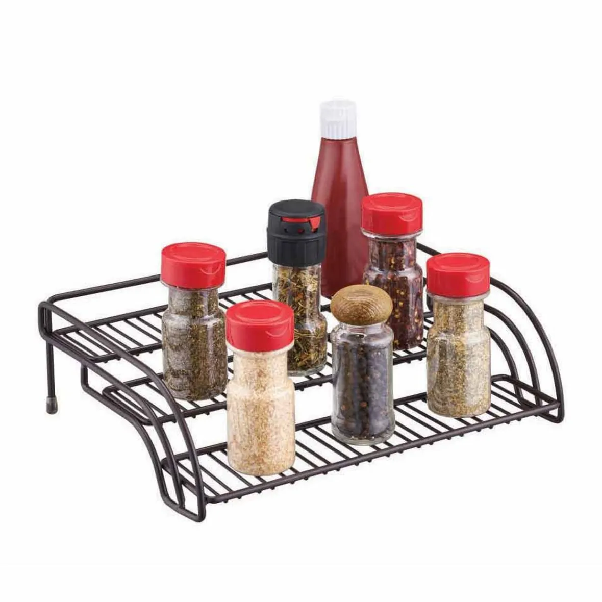 Vaisselle Et Accessoires De Table<Gifi Étagère à épices à poser design métal filaire noir