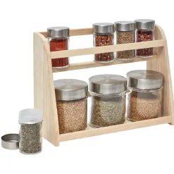Conservation Alimentaire<Gifi Étagère à épices et ses 8 bocaux