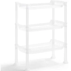 Rangement De Cuisine<Gifi Étagère à poser 3 niveaux plastique transparent 32,5x18xH.33,5cm