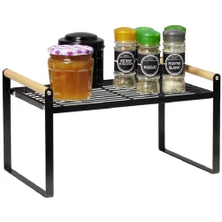 Rangement De Cuisine<Gifi Étagère à poser métal et bois 35,5x19,5xH19,5cm