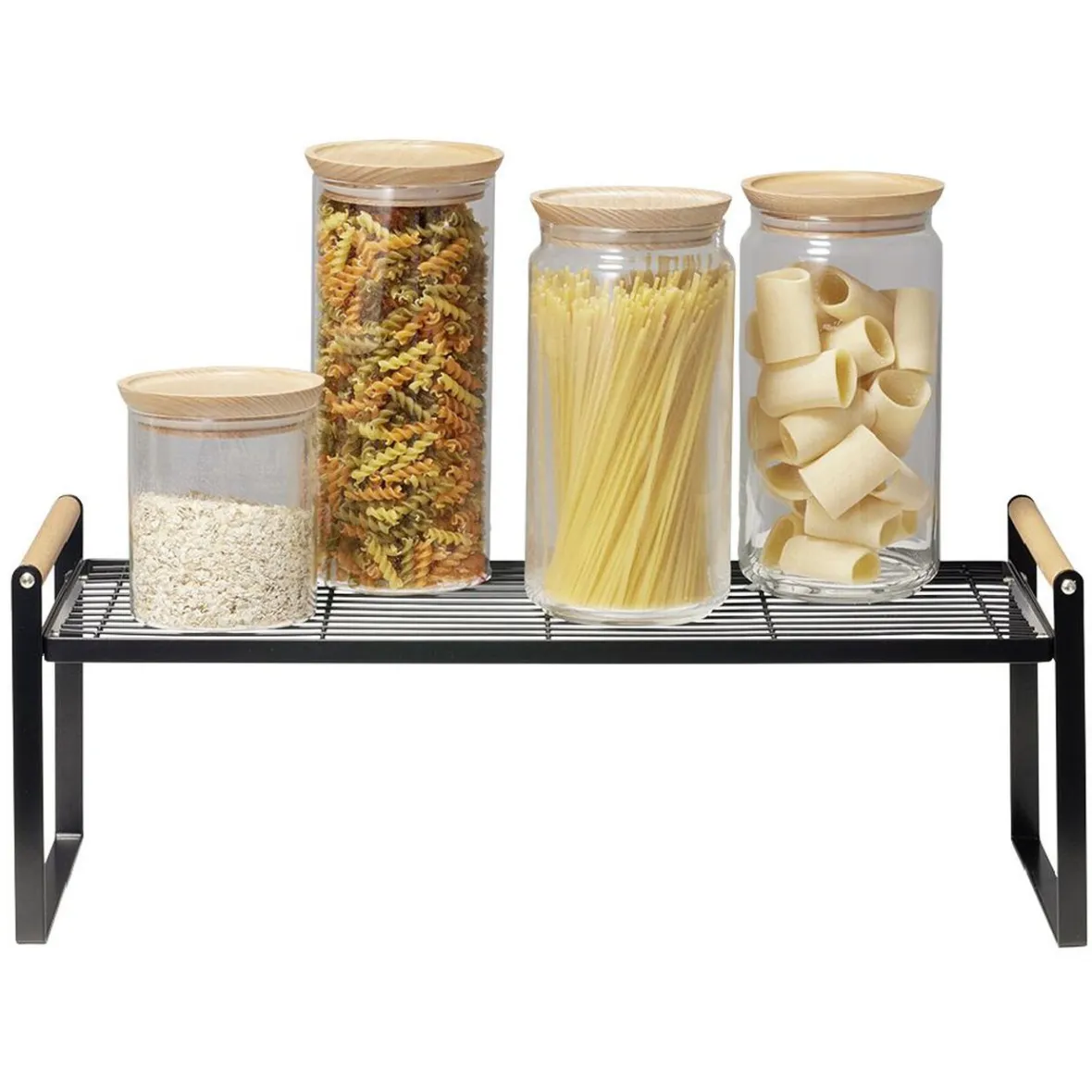 Rangement De Cuisine<Gifi Étagère à poser métal et bois 53x21xH19,5cm