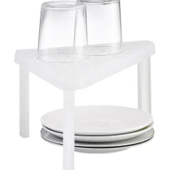 Rangement De Cuisine<Gifi Étagère d'angle cuisine plastique blanc