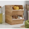 Rangement De Cuisine<Gifi Étagère superposable en bambou marron