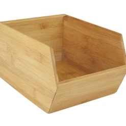Rangement De Cuisine<Gifi Étagère superposable en bambou marron