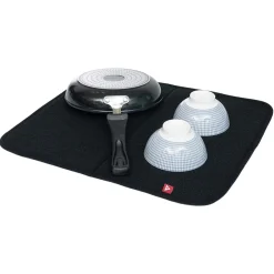 Rangement De Cuisine<Gifi Tapis égouttoir noir pour évier 45x39cm