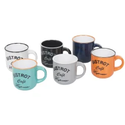 Vaisselle Et Accessoires De Table<Gifi Tasse à café expresso multicolore Bistrot x6