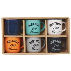 Vaisselle Et Accessoires De Table<Gifi Tasse à café expresso multicolore Bistrot x6