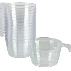 Gifi Tasse à café plastique transparent x12| Vaisselle Et Accessoires De Table
