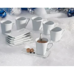 Vaisselle Et Accessoires De Table<Gifi Tasse à café porcelaine x6