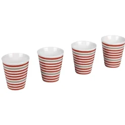 Vaisselle Et Accessoires De Table<Gifi Tasse à expresso blanche à rayures x4
