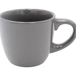 Gifi Tasse à expresso en faïence 10 cl uni gris| Vaisselle Et Accessoires De Table