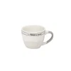 Gifi Tasse à expresso en porcelaine design Bistrot du Marché 9 cl| Vaisselle Et Accessoires De Table