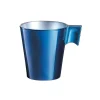 Gifi Tasse à expresso en verre trempé Luminarc flashy bleu pétrôle 8 cl| Vaisselle Et Accessoires De Table