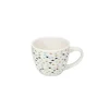 Gifi Tasse à expresso porcelaine motif triangle multicolore 9 cl| Vaisselle Et Accessoires De Table