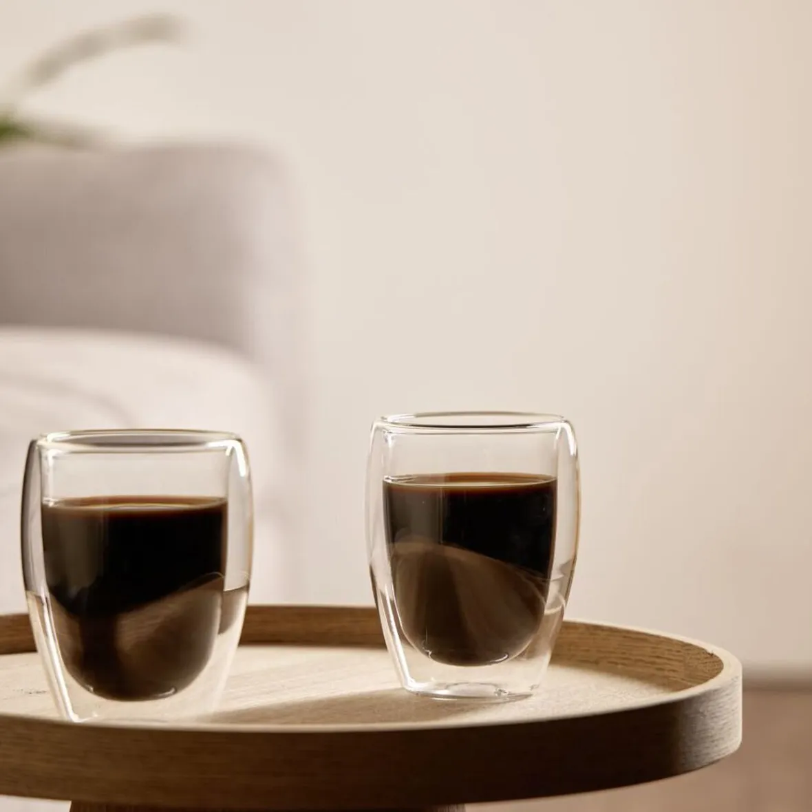 Gifi Tasse avec anse en verre double paroi 350ml| Vaisselle Et Accessoires De Table