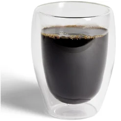 Gifi Tasse avec anse en verre double paroi 350ml| Vaisselle Et Accessoires De Table
