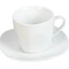 Gifi Tasse blanche porcelaine X6| Vaisselle Et Accessoires De Table