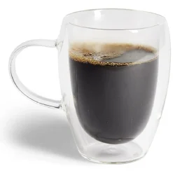 Gifi Tasse en verre double paroi 350ml| Vaisselle Et Accessoires De Table