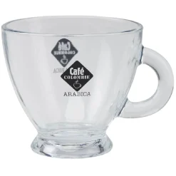 Gifi Tasse en verre transparent design café 23 cl| Vaisselle Et Accessoires De Table