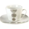 Gifi Tasse et sous tasse design tourbillons| Vaisselle Et Accessoires De Table