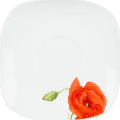 Gifi Tasse et sous tasse design coquelicot| Vaisselle Et Accessoires De Table