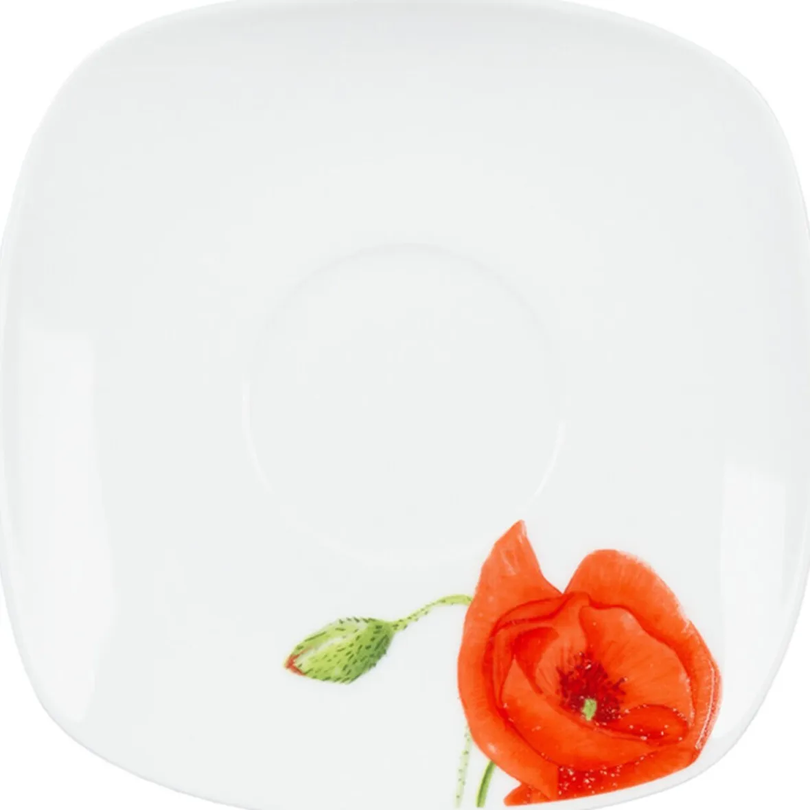 Gifi Tasse et sous tasse design coquelicot| Vaisselle Et Accessoires De Table