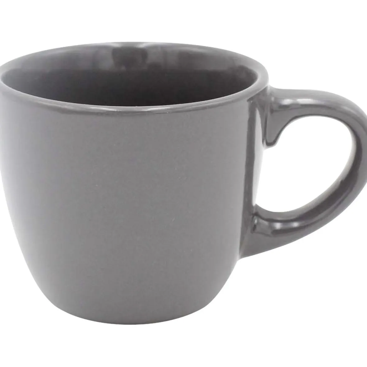 Gifi Tasse expresso en faïence gris uni 10 cl| Vaisselle Et Accessoires De Table