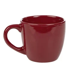 Gifi Tasse expresso faïence uni rouge 10 cl| Vaisselle Et Accessoires De Table