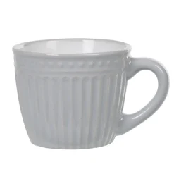 Gifi Tasse expresso grise relief 9 cl| Vaisselle Et Accessoires De Table