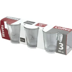Gifi Tasse expresso verre transparent x3| Vaisselle Et Accessoires De Table