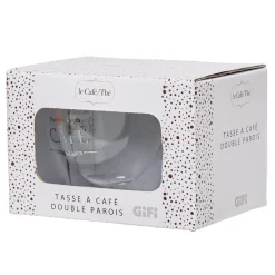 Vaisselle Et Accessoires De Table<Gifi Tasse transparente double paroi design café