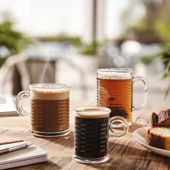 Gifi Tasse transparente en verre trempé design conserve Luminarc 25 cl| Vaisselle Et Accessoires De Table