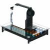 Rangement De Cuisine<Gifi Tiroir à capsules en métal noir avec plateau en verre