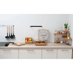 Rangement De Cuisine<Gifi Tiroir à dosettes bambou design graine de café