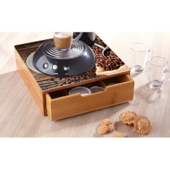 Rangement De Cuisine<Gifi Tiroir à dosettes design graines de café