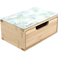 Rangement De Cuisine<Gifi Tiroir à dosettes motif feuilles bambou