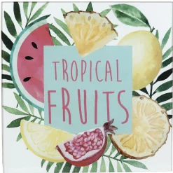 Rangement De Cuisine<Gifi Tiroir toutes dosettes bambou motif fruits tropicaux