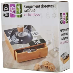 Rangement De Cuisine<Gifi Tiroir toutes dosettes gris blanc et naturel