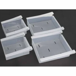 Rangement De Cuisine<Gifi Tiroirs transparents encastrables pour réfrigérateur x4