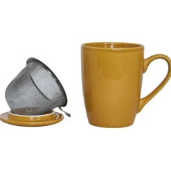 Gifi Tisanière avec couvercle et filtre amovible| Vaisselle Et Accessoires De Table