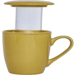 Gifi Tisanière avec couvercle et filtre amovible| Vaisselle Et Accessoires De Table