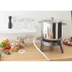 Cuisson<Gifi Traiteur avec couvercle 19,3 L