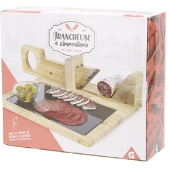 Petit Électroménager<Gifi Trancheuse à charcuterie en bois