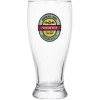 Gifi Verre à bière transparent inscription Premium Beer 56,5cl - Ø9,5xH20cm| Vaisselle Et Accessoires De Table